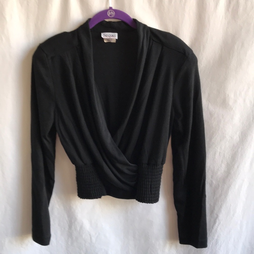 Sequel vintage black sweater, size M